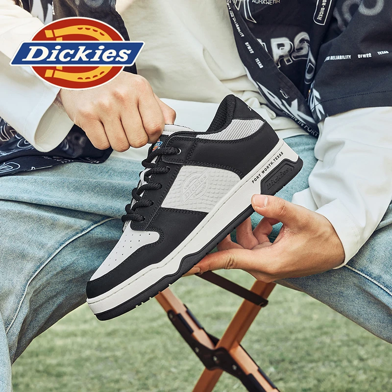 Dickies2025新款男鞋休闲透气低帮鞋男士时尚百搭潮流休闲板鞋