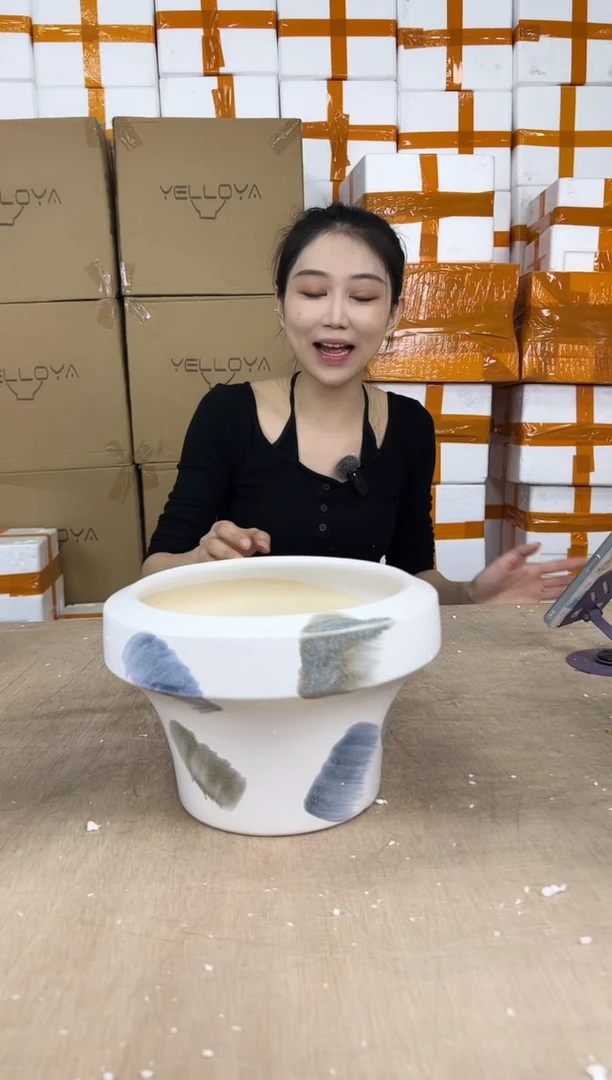 火锅刷色白小号19x15