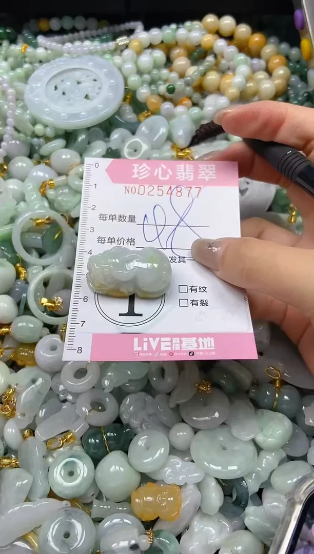 翡翠未镶嵌颈饰闪购0254877