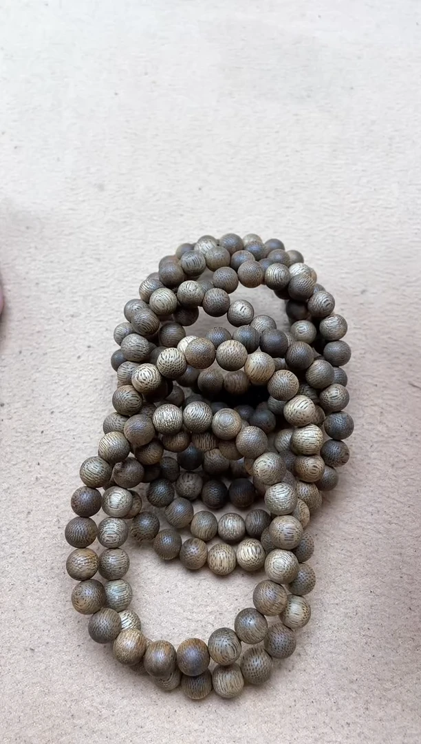 【闪购商品】沉香手串文莱0.9圆珠单圈多样性发其一