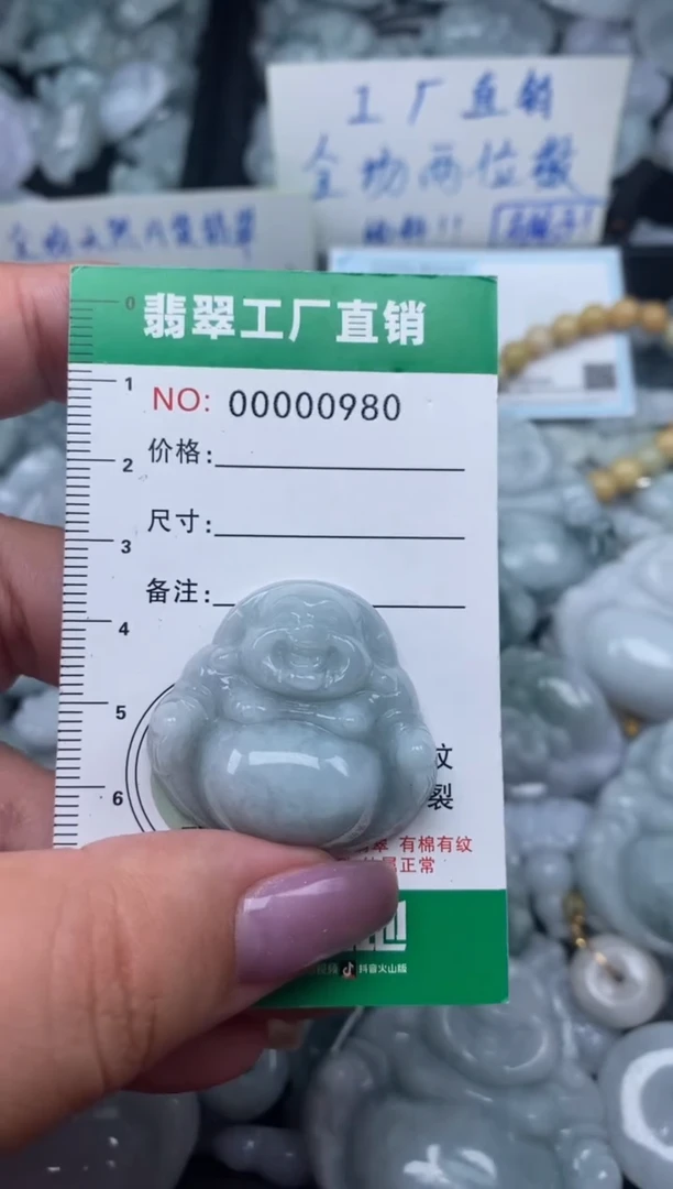 翡翠未镶嵌颈饰天然A货翡翠0980