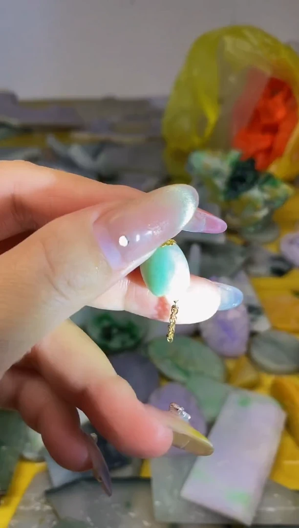 散珠翡翠天然缅甸翡翠A货102