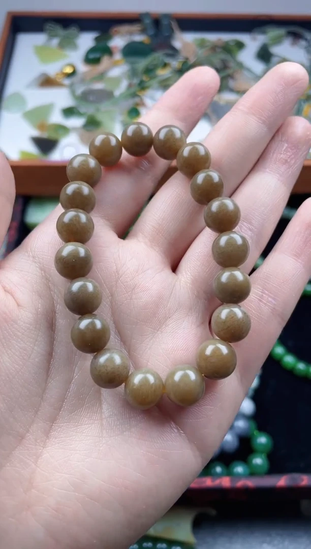 未镶嵌手串和田玉糖手串