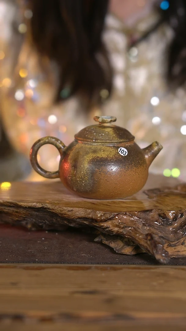 景德镇纯柴烧 壶 150cc 。103