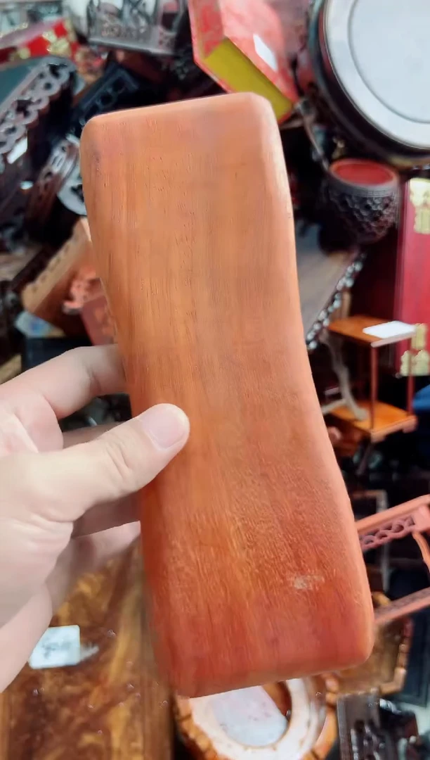 木24枕头红木小件底座处理