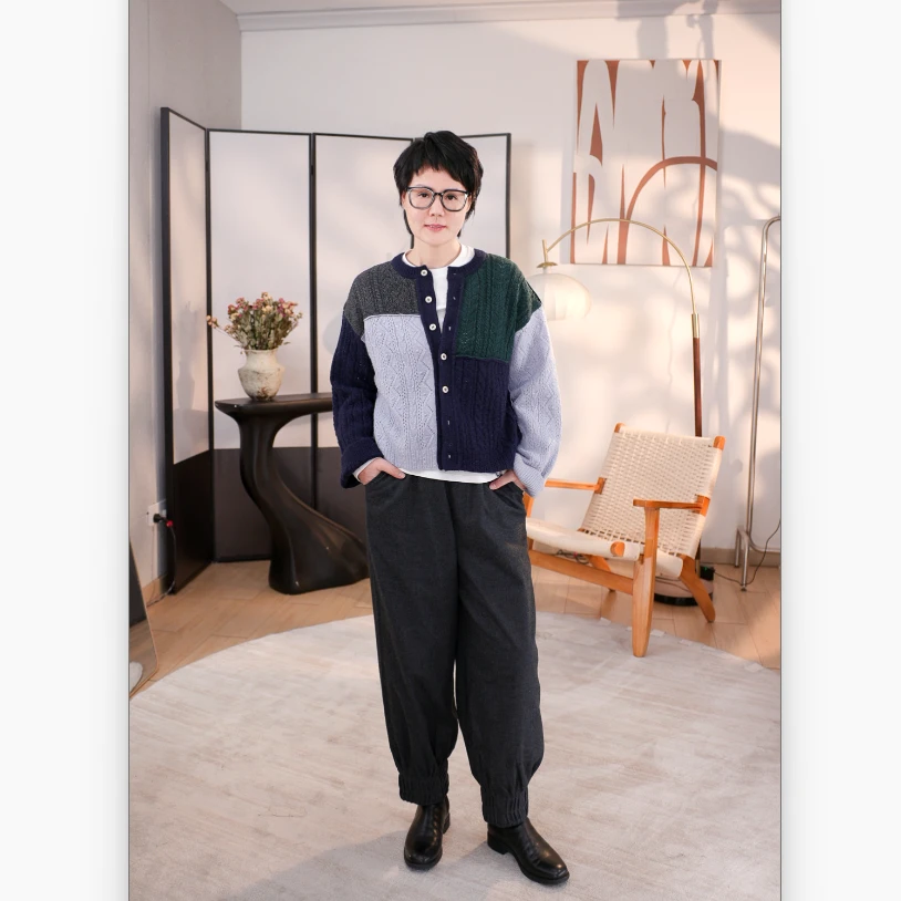 【子溪说衣】束脚松紧腰松软柔棉裤DGPP-kz01081