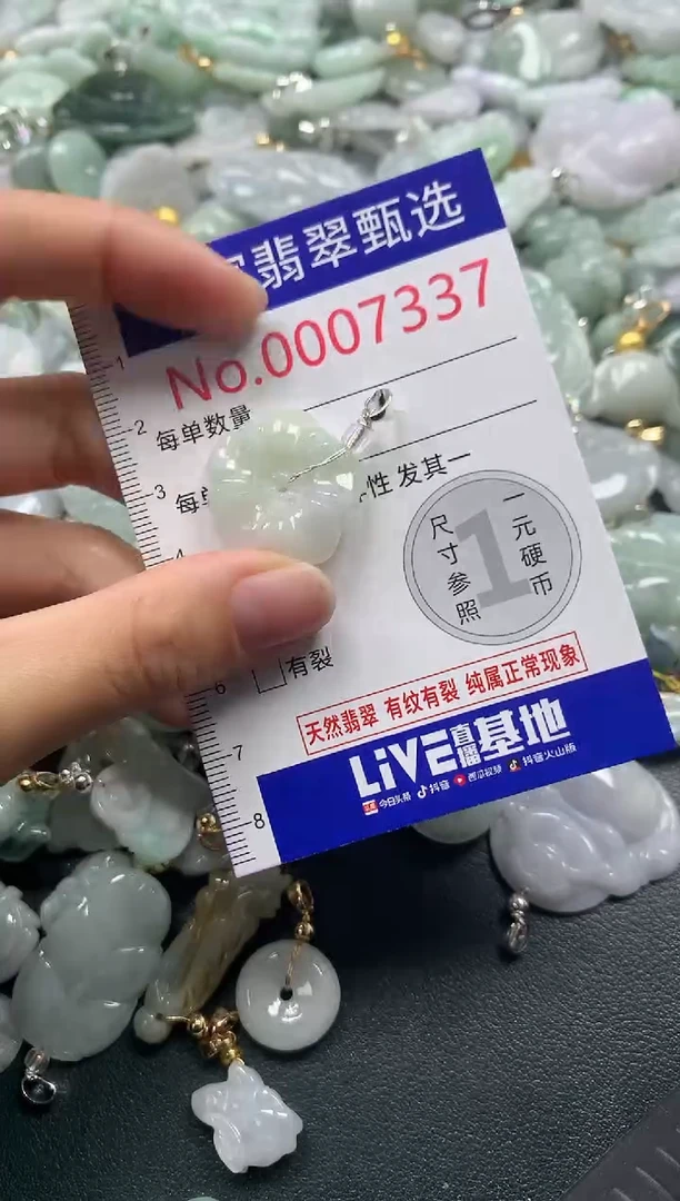 吊坠(不含链)未镶嵌翡翠7337