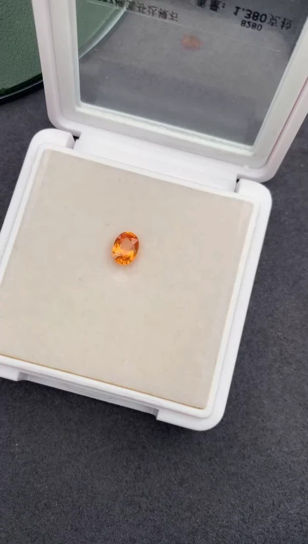 未镶嵌珠宝半成品石榴石1.3ct芬达  FH  定制