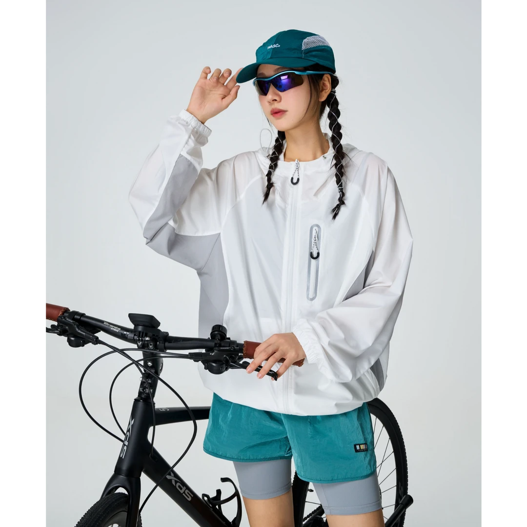 【凉感透气+轻薄速干+男女同款】ppge夏季户外运动宽松防晒衣外套