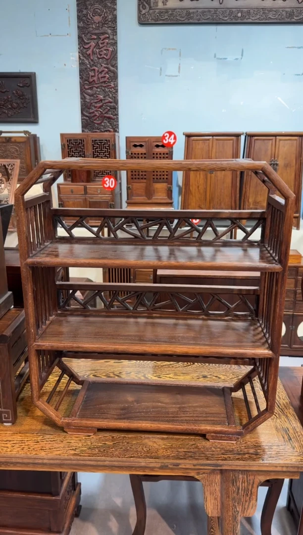 木花梨 多层茶棚