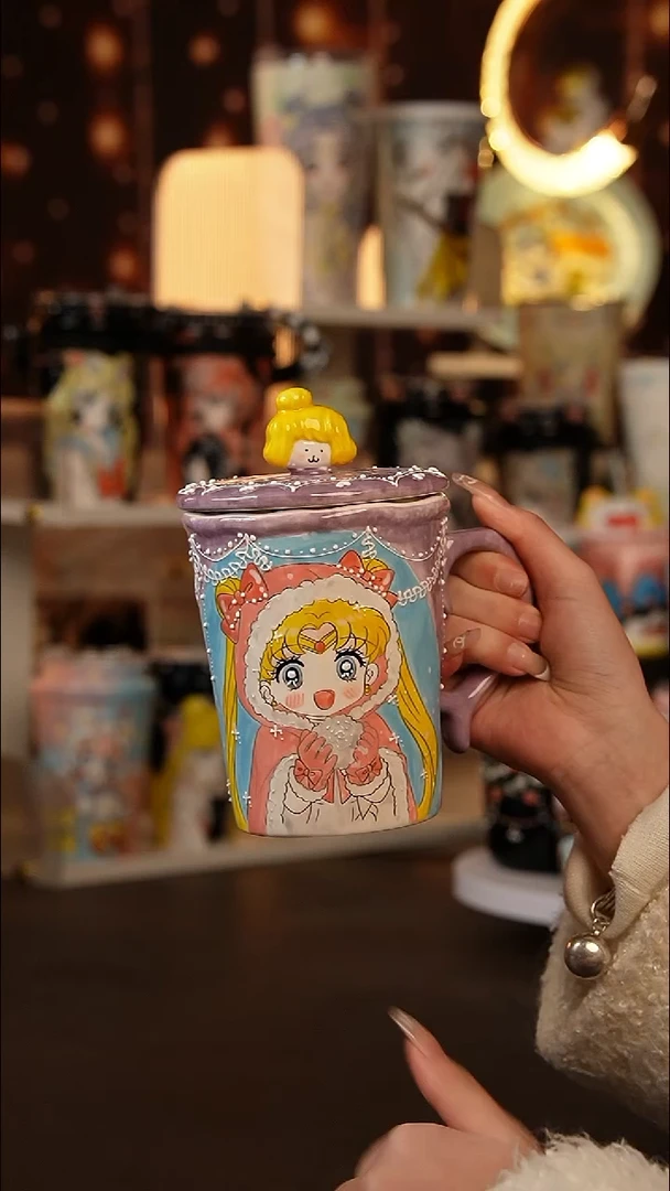 景德镇手工手绘文创陶瓷杯