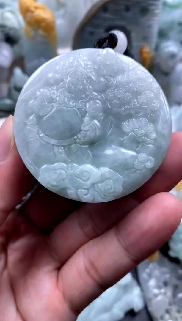 吊坠(不含链)未镶嵌翡翠1
