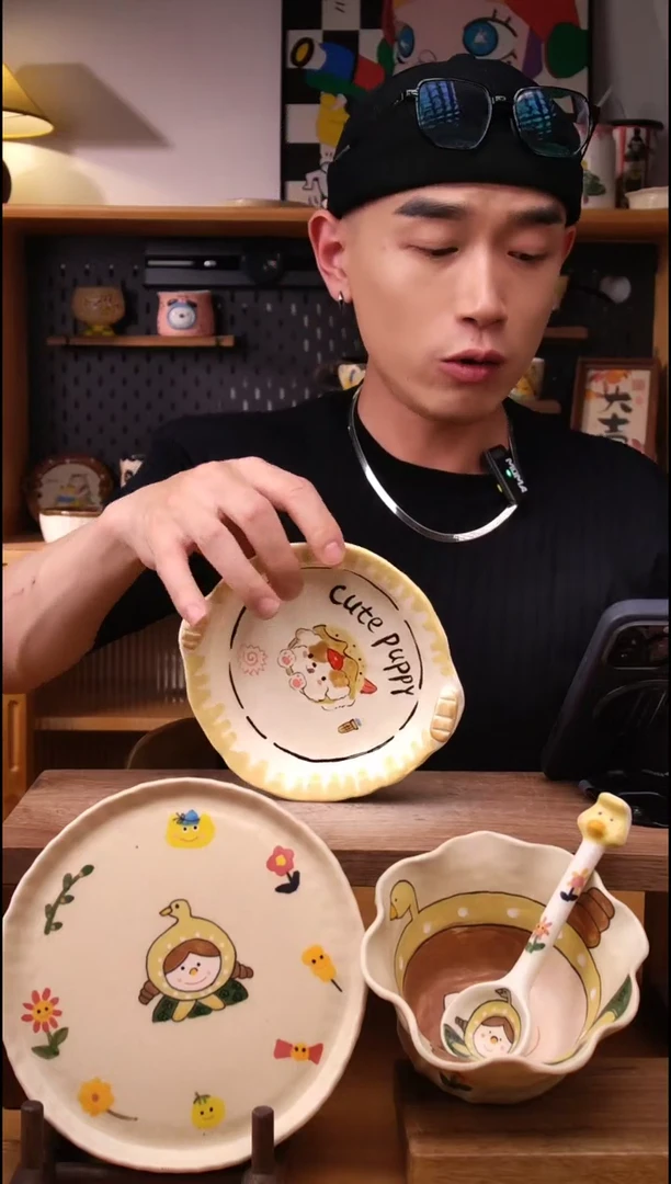 碗景德镇可爱设计师款陶瓷