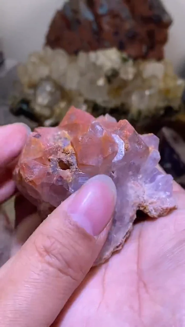 未镶嵌珠宝半成品水晶35号四川超七花园水晶原石175g