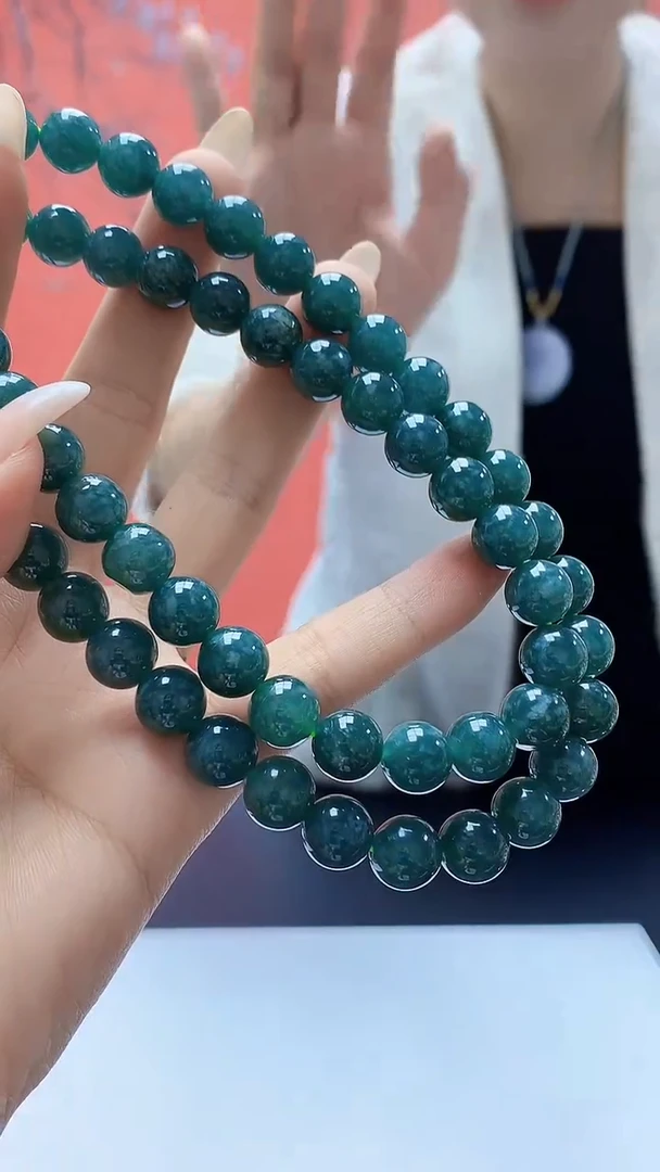 未镶嵌定制翡翠3099ty-毛货珠链30