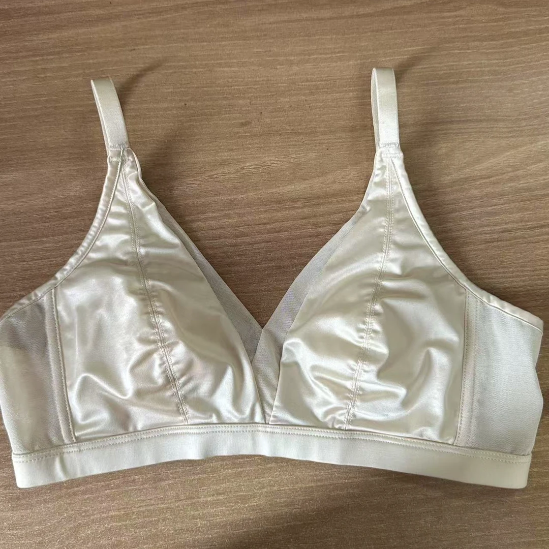 面舒适桑蚕丝透气超薄显小女士夏季内衣SJ16