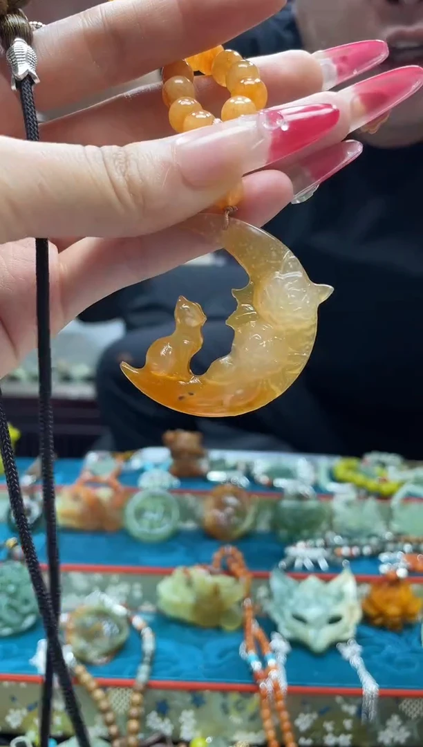 未镶嵌岫玉吊坠多样性发货*拍一发一