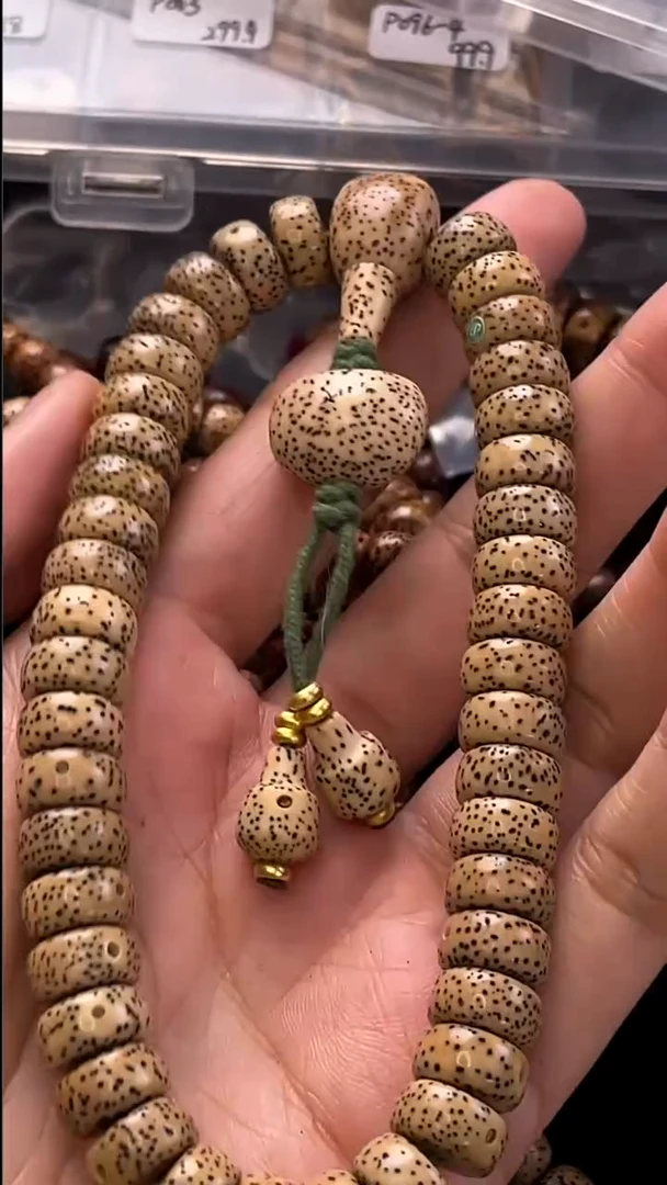 手串星月菩提精工级陈籽药片11*6手持