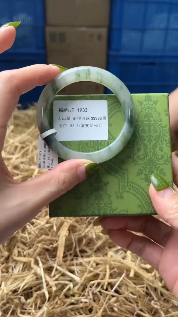 未镶嵌手镯石英质玉T1933