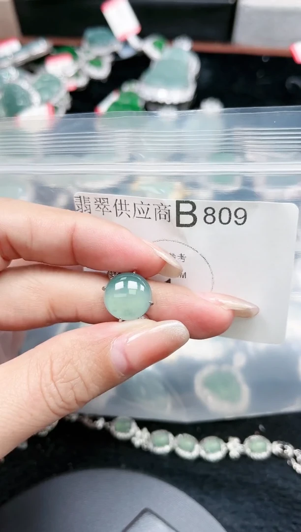 【闪购商品】翡翠颈饰未镶嵌809赠皮绳
