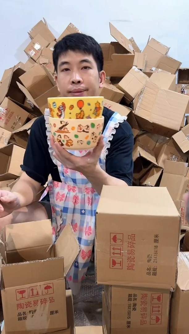 瓷片奇奇蒂蒂大碗加维尼大碗