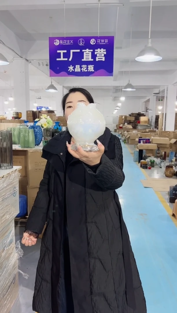 【闪购商品】玻璃花伴你花瓶微瑕-4Z0I