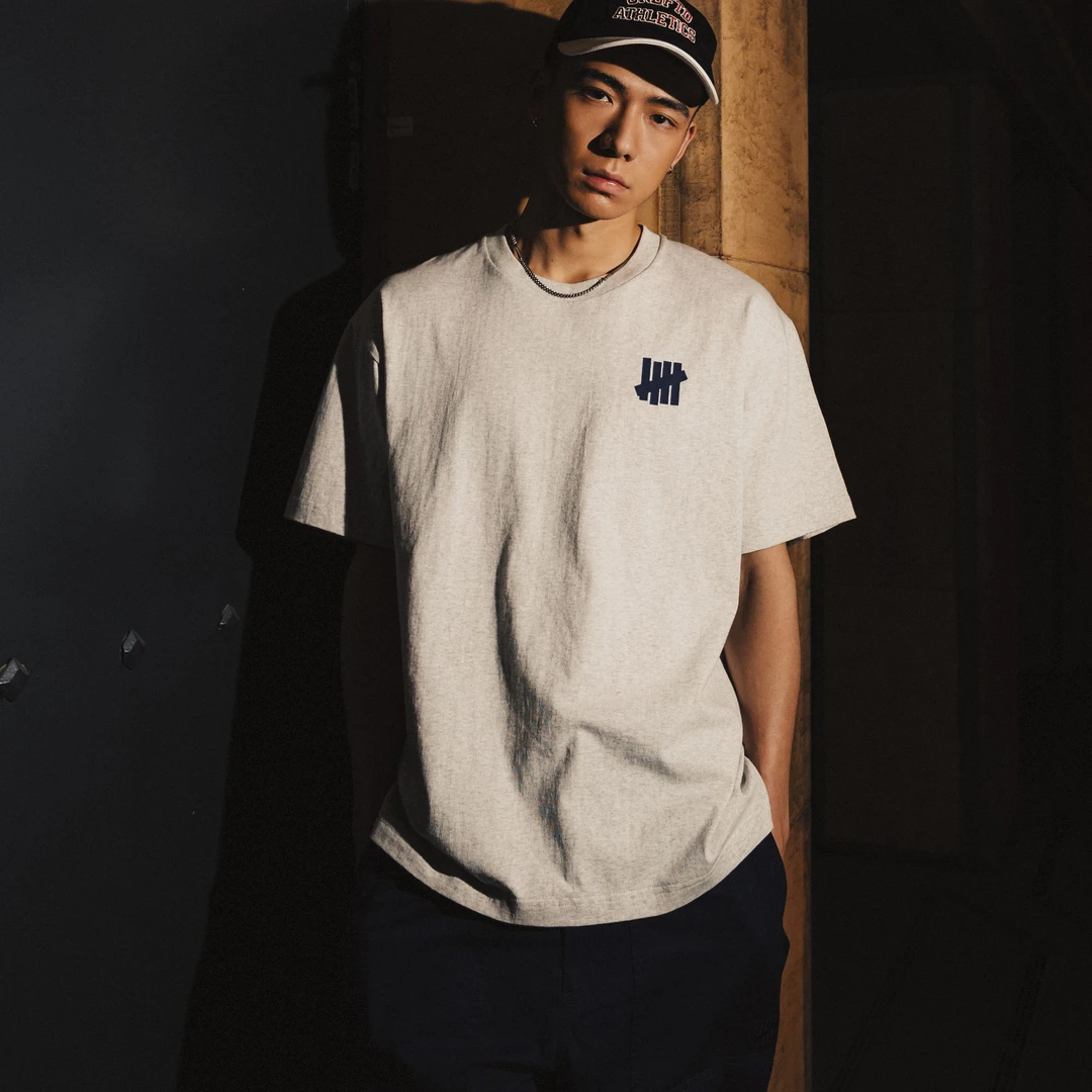 【夏嘉欢专属】UNDEFEATED五条杠美式复古短袖百搭T恤UC51GSS01M