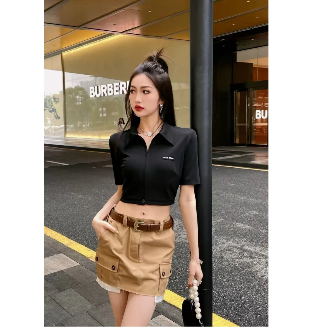 99新 MIU MIU/缪缪 双双臻选/zz00600/缪缪上衣/40