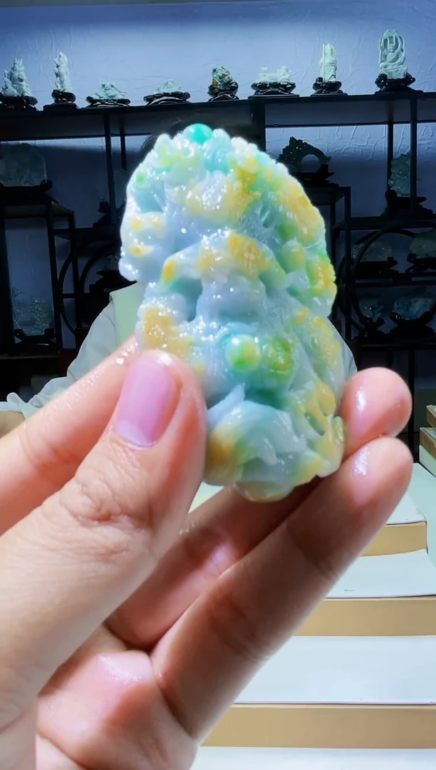 【闪购商品】定制翡翠未镶嵌毛货02210076