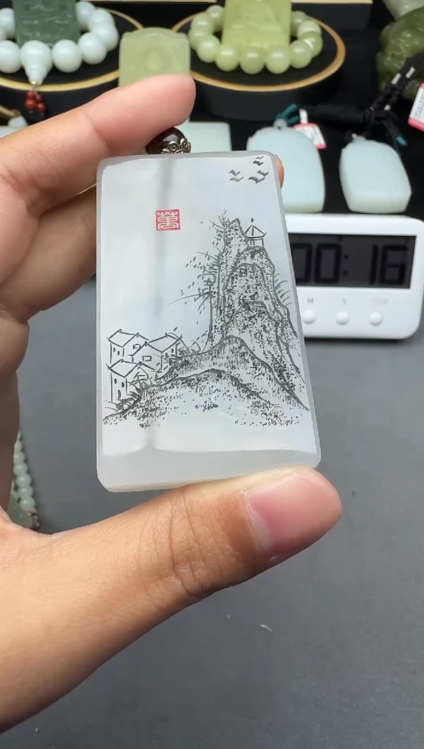 颈饰未镶嵌和田玉1