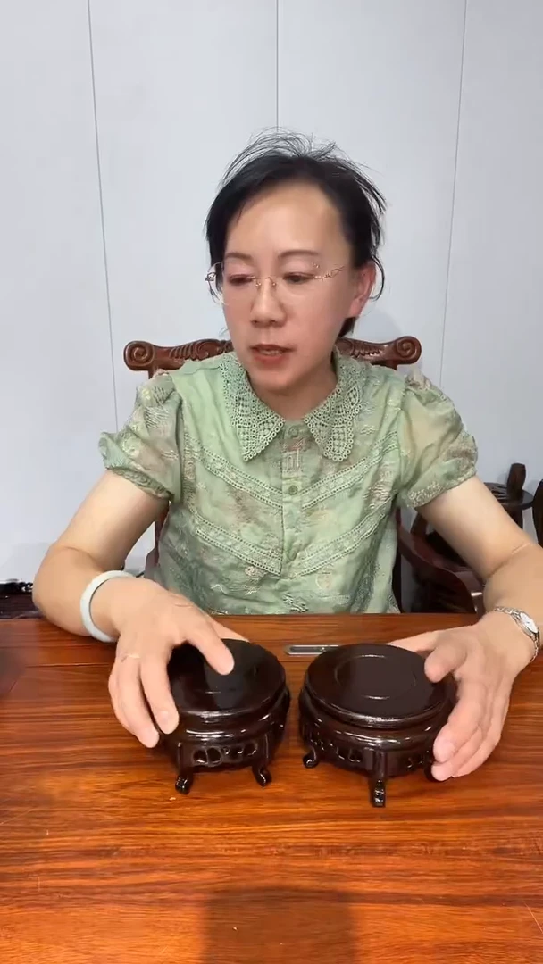 木买一送一非花底座黑11*12*7