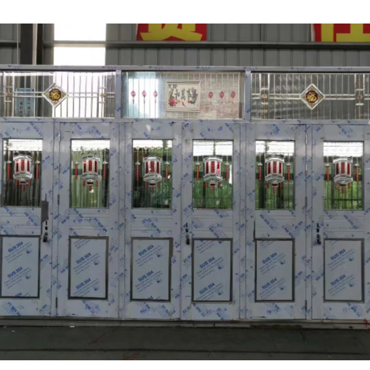 六开防盗门不锈钢单门防盗门加厚入户门厨房阳台门定制彩光通光好