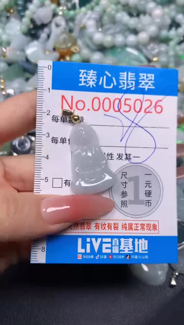 【闪购商品】翡翠颈饰未镶嵌含绳0005026