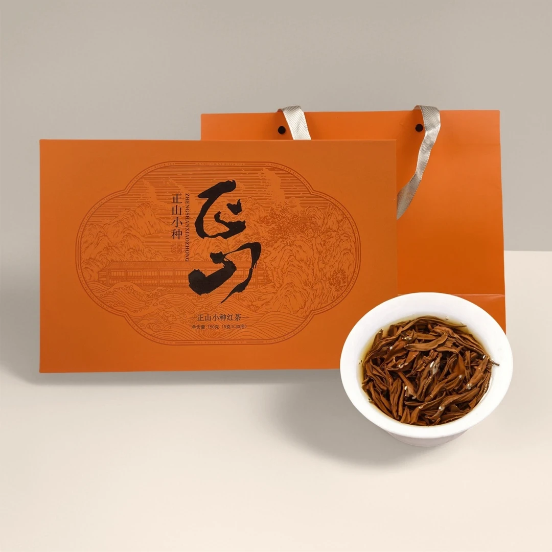正山小种花香红茶武夷山桐木关生态茶园武夷山乌龙茶30泡礼盒装