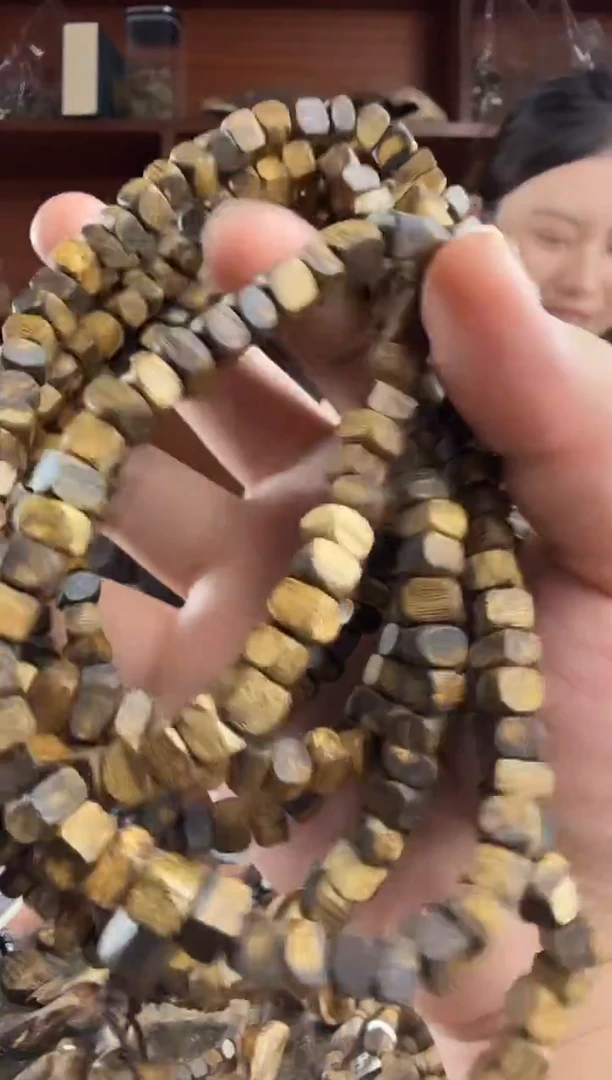 沉香手串奇楠沉香随形碎银子多圈手串多样性发一