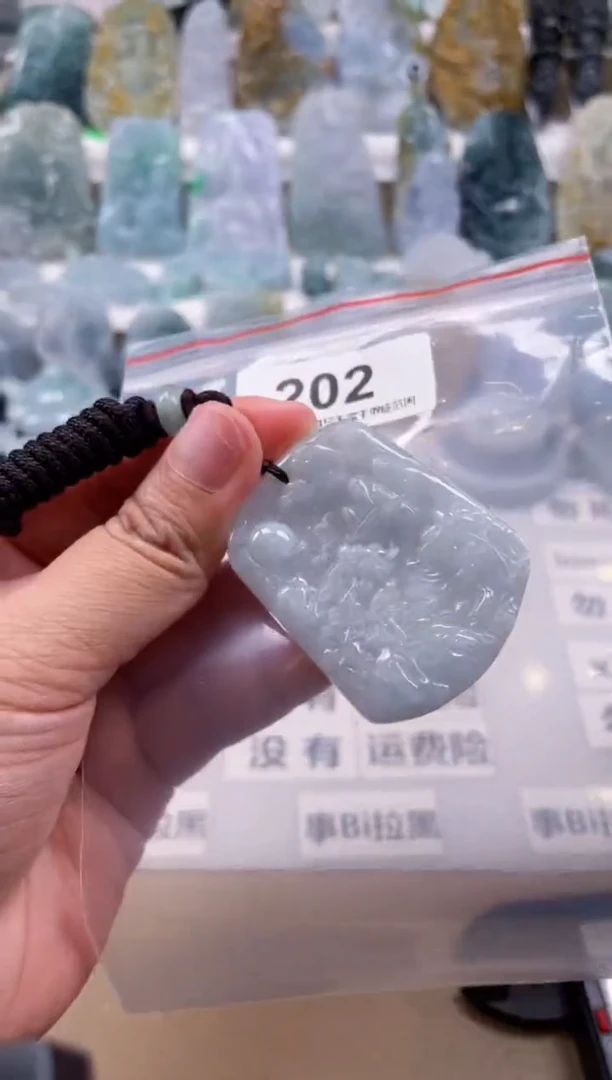 【闪购商品】翡翠颈饰未镶嵌天然缅甸A货翡翠202