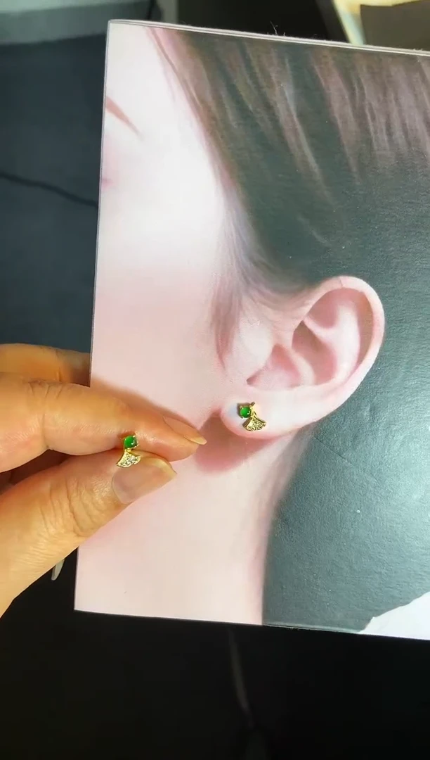 吊坠(不含链)银S925镶嵌翡翠1