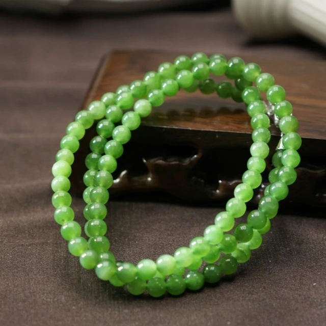 S925和田玉碧玉项链6+    A010602