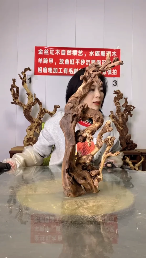 【闪购商品】木33金丝红木 羊蹄甲