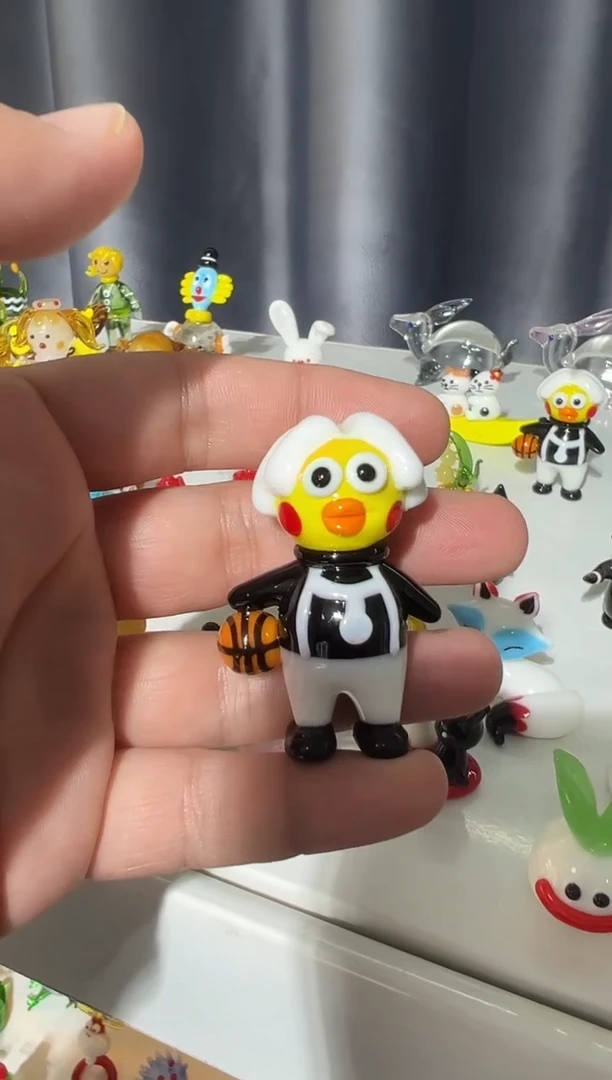 手工艺品琉璃鸡哥