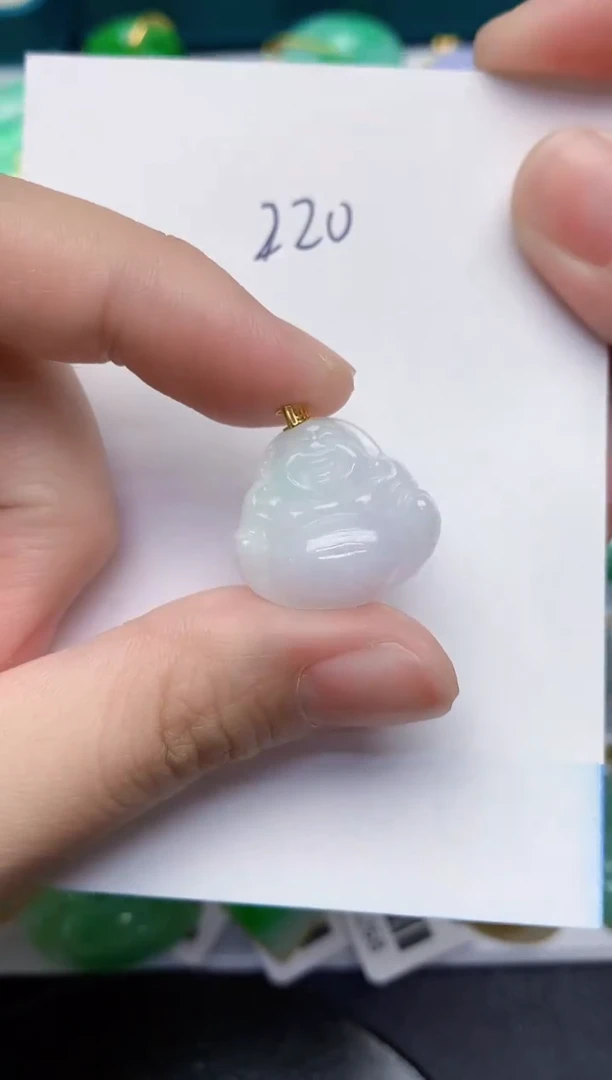 【闪购商品】翡翠颈饰18K金镶嵌000000000