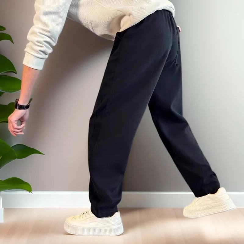 仓石一树设计感男士直筒裤宽松卫裤潮牌男裤子春秋季运动休闲裤