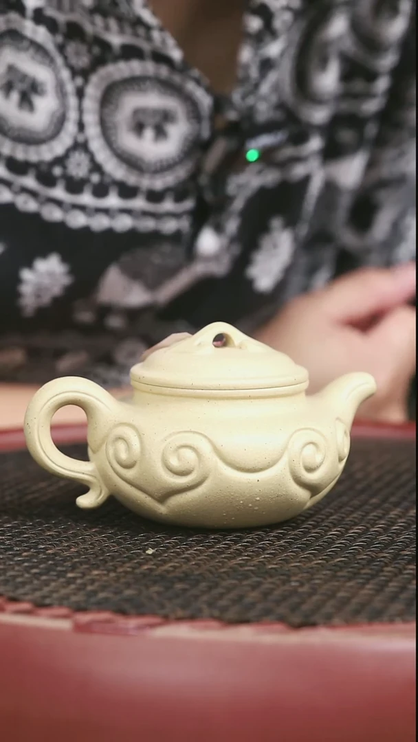 茶壶紫砂41号本山绿如意仿古170CC微微暇