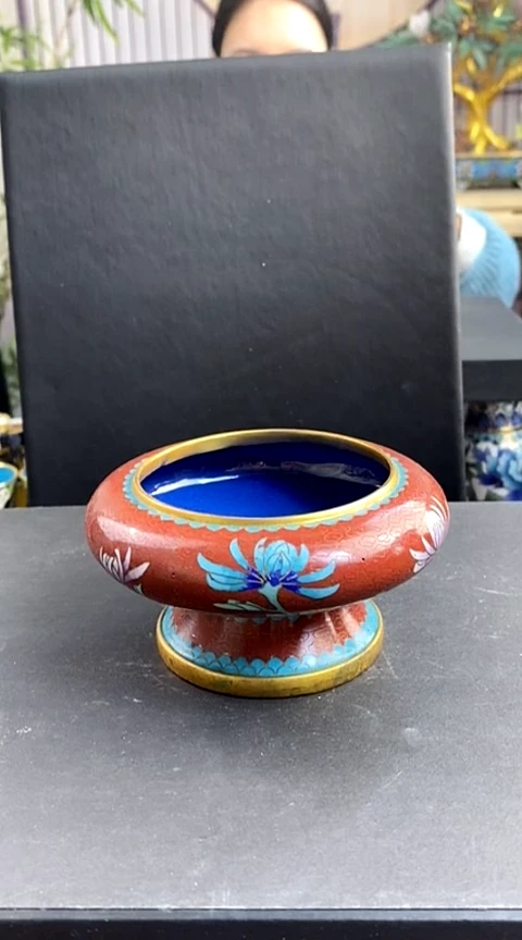 【闪购商品】非遗技艺 景泰蓝水洗红色