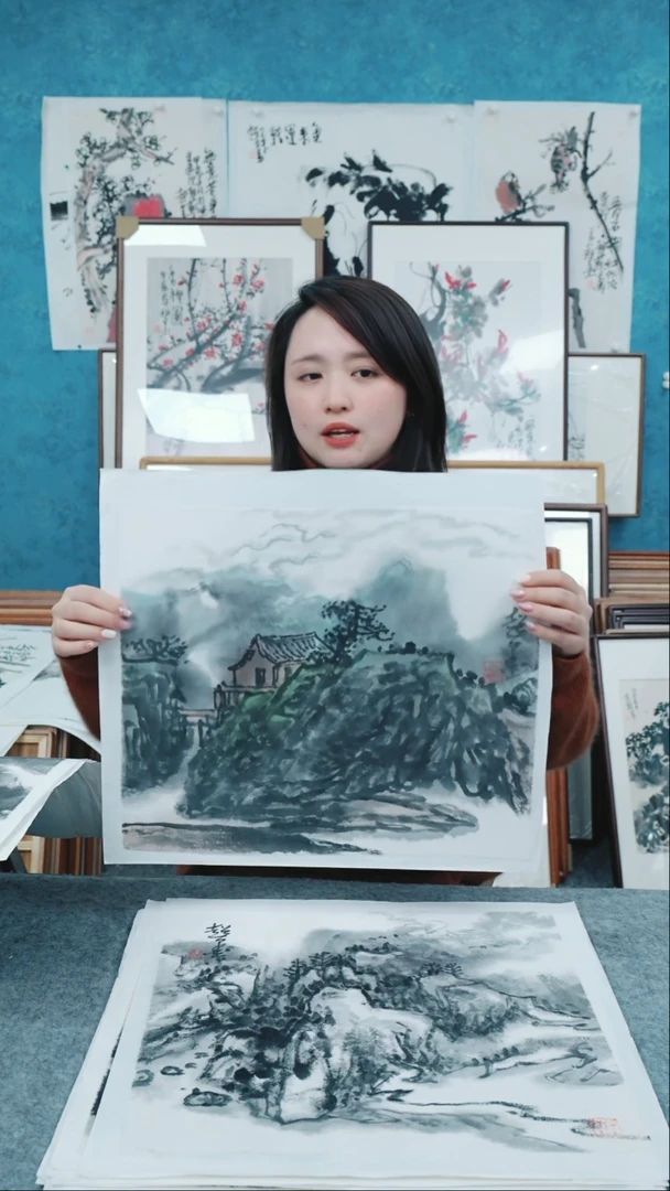 【闪购商品】国画郑志超老师棉画