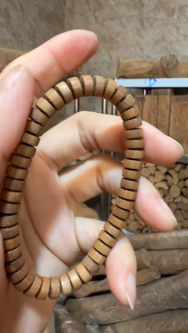 檀香木其他药片珠单圈