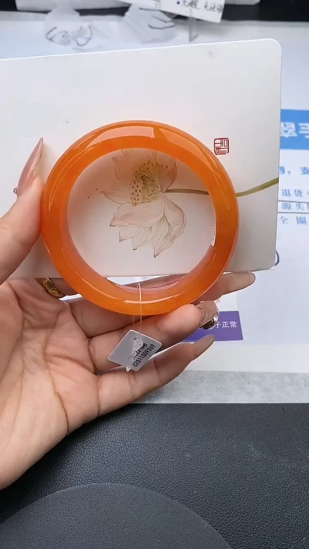 未镶嵌手镯石英质玉w221-HHB56+