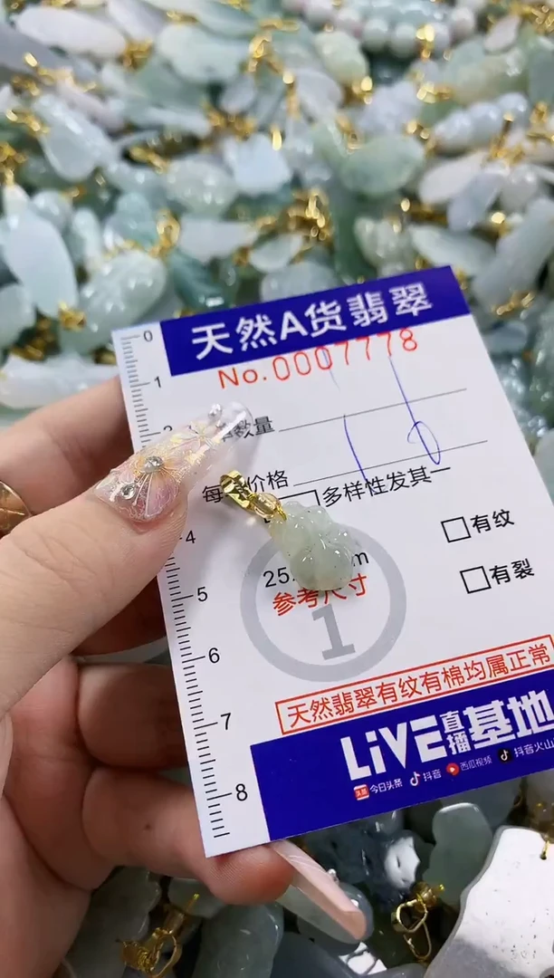 颈饰未镶嵌翡翠天然A货翡翠