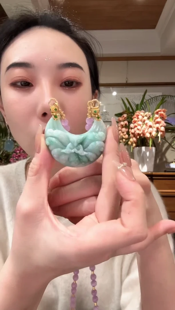 【闪购商品】翡翠颈饰未镶嵌国风