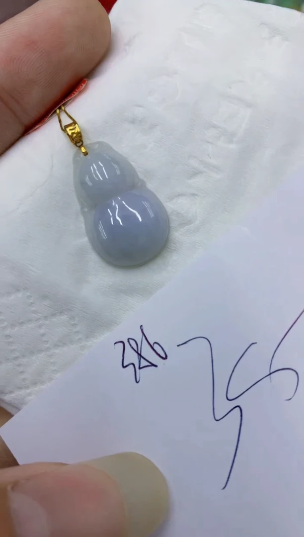 翡翠18K金镶嵌颈饰11111111111